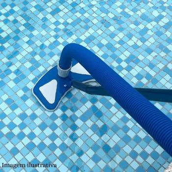Aspirador para Piscina Asa Delta com Escova de Limpeza