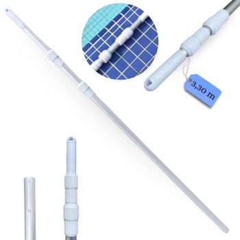 Haste Retrtil Cabo Extensor Telescpico 3,30 Metros em Alumnio
